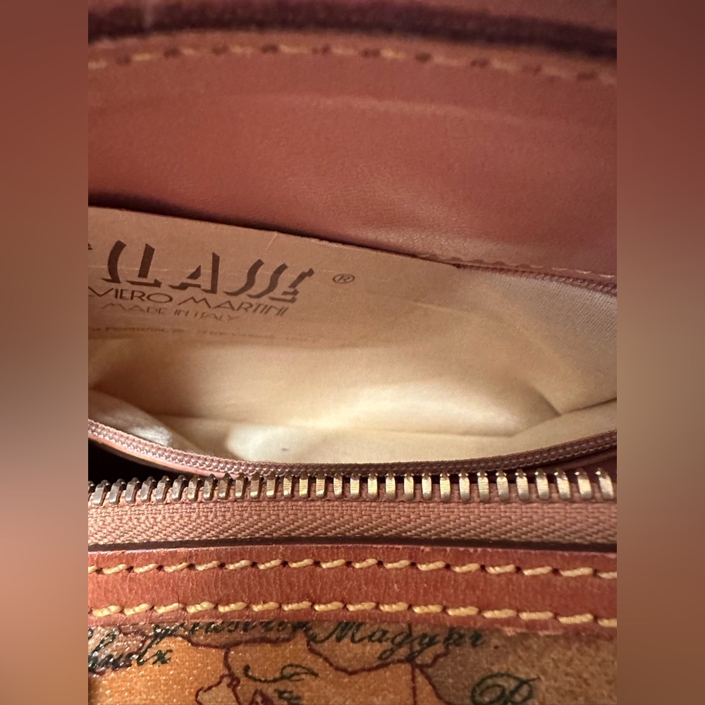 Alviero Martini Leather Travel Satchel - Picture 7 of 7